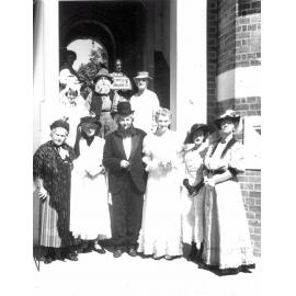 Ipswich General Hospital Auxiliary, in fancy costume, Ipswich, early 1950s