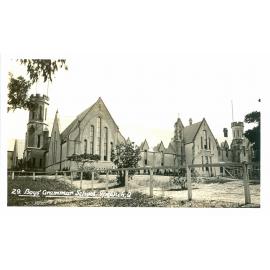 Ipswich Grammar School postcard, 1930s