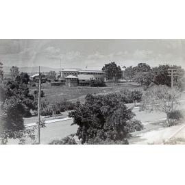 Ipswich Girls' Grammar School from Queens Park, Ipswich, late 1940s