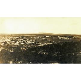 Panoramic view of Ipswich from Denmark Hill, looking south, Ipswich, 1940s