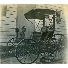 Phaeton (light buggy) made by F. W. Johnson City Coach Works, Ipswich, c.1895