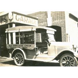 Vehicle used by A.M. Johnson for his confectionery business, Ipswich, 1920s
