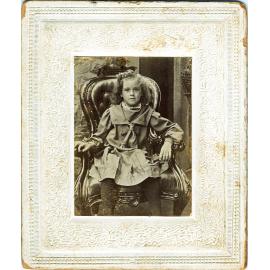 Muriel Johnson, at 'Belmont', Ipswich, 1910s