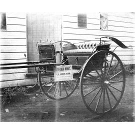 Straight shaft sulky made by F.W. Johnson City Coach Works, Ipswich, c.1900