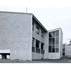 Ipswich Girls' Grammar School, science, library and classroom block, 1965