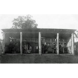 Milking on a farm near Rosewood, Ipswich, 1946