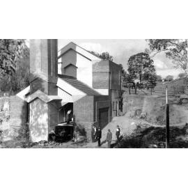 Rear view of Incinerator, Ipswich, 1936