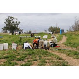 Archaeological dig at the site of the former Bremer Mills, Bundamba, 2021