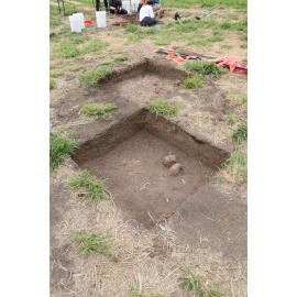 Archaeological dig at the site of the former Bremer Mills, Bundamba, 2021
