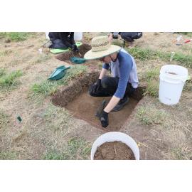 Archaeological dig at the site of the former Bremer Mills, Bundamba, 2021
