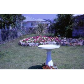 Garden in backyard of 121 Station Road, Silkstone, Ipswich, c.1970