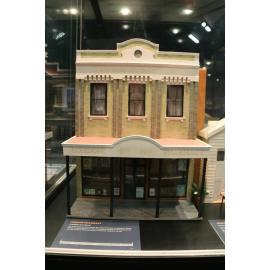 London Pharmacy, Ipswich Mini Crafters, display at Railway Workshops Museum, North Ipswich, 2021