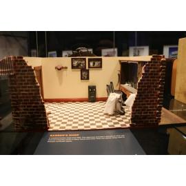 Barber Shop, Ipswich Mini Crafters, display at Railway Workshops Museum, North Ipswich, 2021