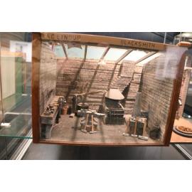 Blacksmiths, Ipswich Mini Crafters, display at Railway Workshops Museum, North Ipswich, 2021