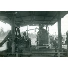 Plant machinery at Grandchester Sawmill, Ipswich, 1970s
