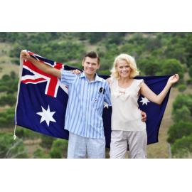 Russian mother and son Gleb Gorskiy and Tatiana Ballin are becoming Australian citizens on Friday night, January 2013