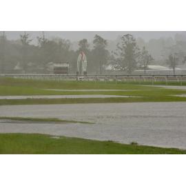 Ipswich Turf Club's race track flooded, Bundamba, Ipswich, January 2013