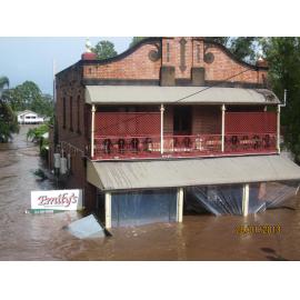 Emily's on Patrick Street, Laidley during flood, January 2013