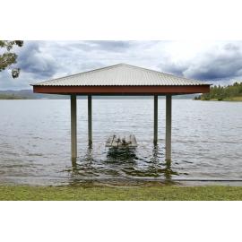 Wivenhoe Dam on Thursday, January 31, 2013.