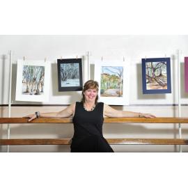 Julie Maddocks, art exhibition, Old Ipswich Courthouse, Ipswich, January 2013