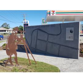 Historical Silhouette of Henry Wade at West Ipswich, 2019