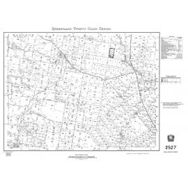 Queensland Twenty Chain series sheet 2527, 1965