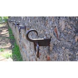 Hitching rings in Timothy Molony Park, Ipswich, 2021