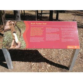 Hardings Paddock Bush Tucker Trail sign, 2017