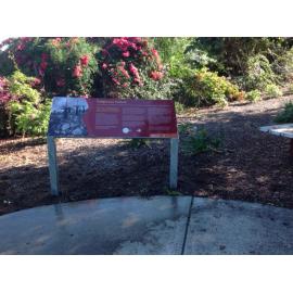 Queens Park Cultural Interpretive signage, 2016
