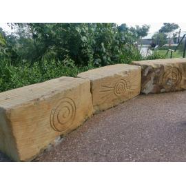 Spear Lily Park Carved stones, 2021