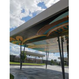 Nicholas Street Precinct at Tulmur Place, Cultural Mural, 2021