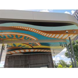 Nicholas Street Precinct at Tulmur Place, Cultural Mural, 2021