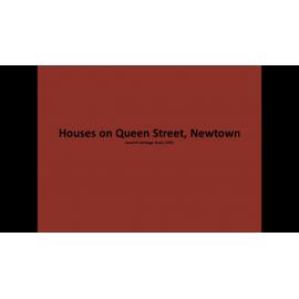 Queen Street houses and Newtown Park, Newtown, Ipswich, 1991