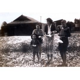 Hail storm at Old Marburg Bakery, Marburg, 1947