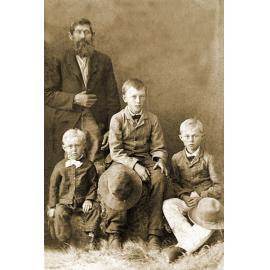 Dance family portrait, Brisbane, c.1900