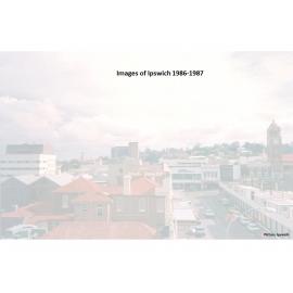 Series of images of Ipswich CBD before, and during revitalisation, 1986-1987