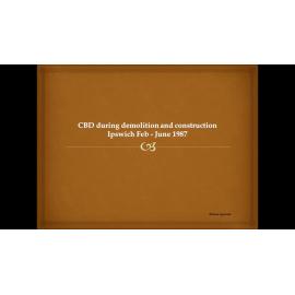 Series of images of the demolition and then reconstruction of the CBD, Ipswich, 1987