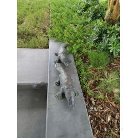 Nicholas Street Precinct at Tulmur Place, Platypus stautes, 2021