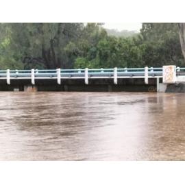 Flooding of Bundamba Creek at Blackstone, February 2022