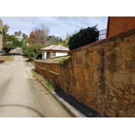Villa Maria fence on Wilson Lane, Ipswich, 2018