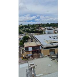 Panoramic view from 1 Nicholas Street, Ipswich, looking east, 2022