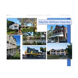 Martin William Haenke (1875-1953) - Scoping Study