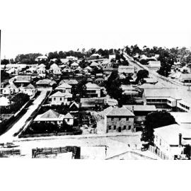 View looking south from the Post Office clock tower, n.d.