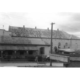 Western side of the former Bank of Australasia and the Town Hall (now Ipswich Art Gallery), Nicholas Street, 1970s