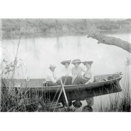 Thought to be J. Martyn Haneke, Blanche Withington and friends, Launceston, Tasmania, c.1900