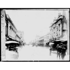 Queen Street in flood, Brisbane, 1893
