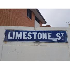 Original Street Name Plate, Limestone Street, Ipswich, 2016