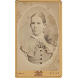 Thought to be Sophia Elizabeth Donnelly (nee Wyman) (1864-1934), Brisbane, c.1873-1881