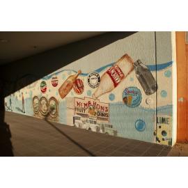 Bottle Alley Mural, Ipswich, 2017