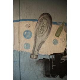 Bottle Alley Mural, Ipswich, 2017